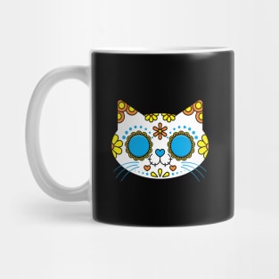 Sugar Skull Cat Mug